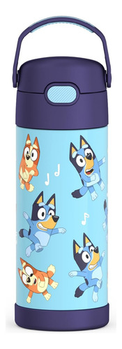 Botella De Acero Inoxidable Funtainer 14 Oz Azul