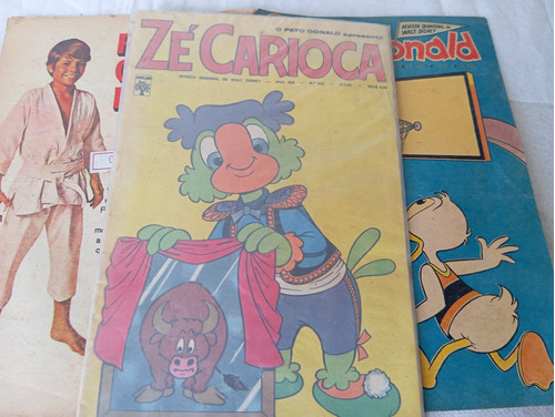 Zé Carioca Nr 853 + O Pato Donald 1060 Duas Hqs Um Preço 