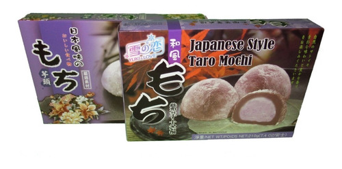 2 Pz Mochi Taro Dulces Japoneses 210 Gr C/u