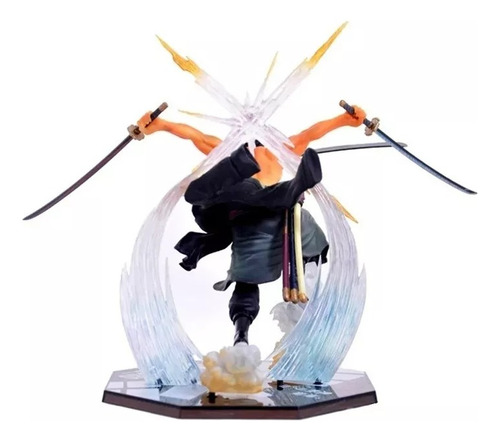 Figura De Acción Roronoa Zoro De One Piece 21cm Altura