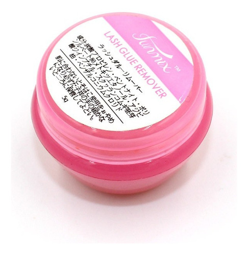 Creme Removedor De Cola Alongamento De Cílios - Funmix 5g Cor Rosa