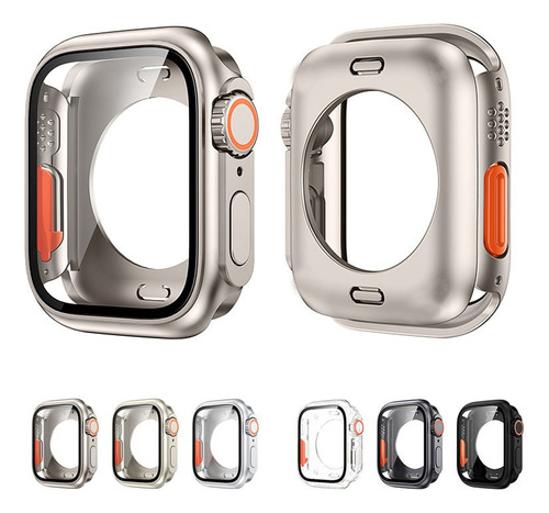 A Estuche+cristal Para Apple Watch Serie 8 7 Se 6 5 4 To A