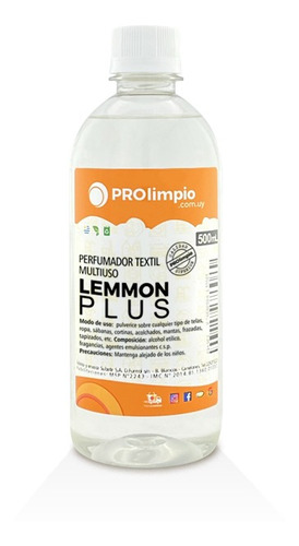Perfumador Liquido Para Telas De Lemon And Fruit 500ml