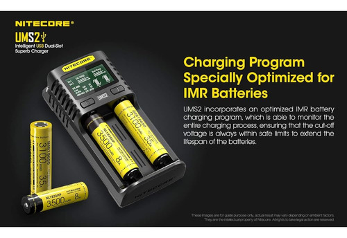 Nitecore Ums2 Usb Universal 2-port Speedy Smart Battery Char