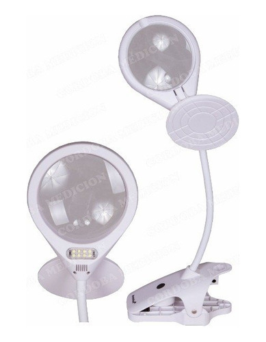 Lupa De Pie Flexible Con Luz Led Galileo 9010led