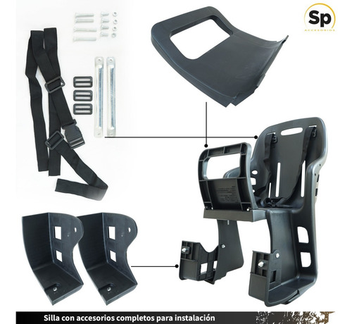 Asiento Silla Trasero De Bicicleta Para Bebé Resistente