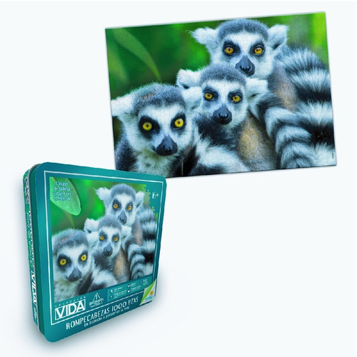 Rompecabezas 1000 Piezas Animales. Lemur