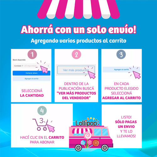 Sorbete Polipapel Sirenita X 24 U - Lollipop