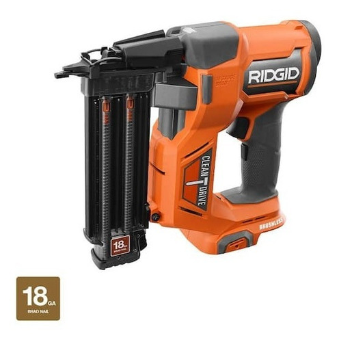 Clavadora Ridgid 18v Calibre 18 (solo Herramienta)