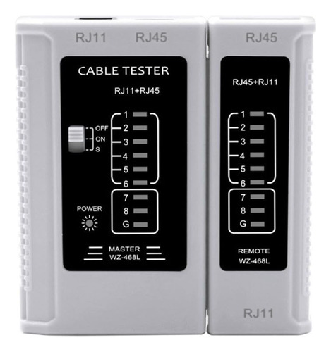 Probador Cable Rj45 Red Herramienta Prueba Alambre Ethernet