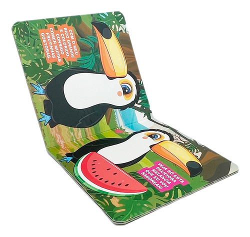 Coleção Meu Livrinho com Pelúcia - O Tucano, de a Line. On Line Editora, capa mole, edição 1 em português, 2023