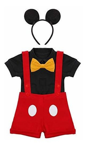 Disfraz Talla 12 A 18 Meses Para Bebé De Mickey Mouse