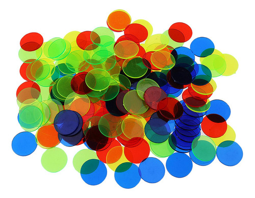 500 Piezas De Póker De Plástico, 500 Piezas De Colores Mezcl