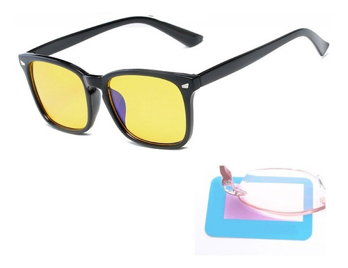 Imagen 1 de 3 de Lentes Filtro Luz Azul 80% Incluye Test / Oficina / Gamer
