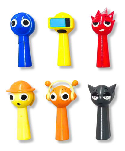 Set De 12 Figuras Coleccionables Incredibox Sprunki