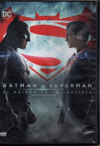Batman Vs Superman El Origen De La Justicia Película Dvd
