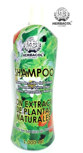 Shampoo Anticaída Extracto De Plantas - L a $22