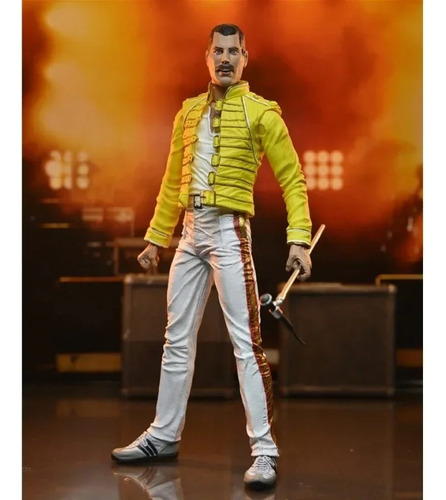 . Figura De Ação Original Da Rainha Freddie Mercury Em Wem