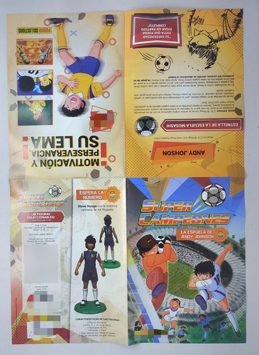 Póster Panini Super Campeones La Espuela De Andy Johnson (Usado)