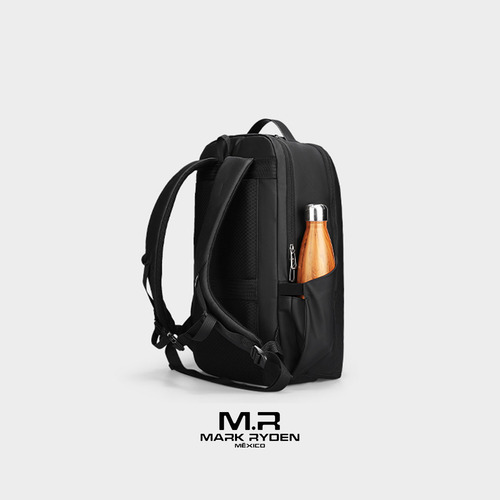 Mochila grande premium para portátil de 39 litros, 15.6 pulgadas, con USB Mark Ryden Mr3950 de color negro mate