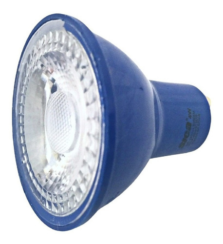 Dicroica Led 4w Sica Rosca Gu10 Colores 220v Color de la luz Azul
