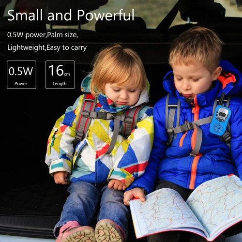 Set 2 Radio Walkie Talkie Para Niños Con Alcance De 5km