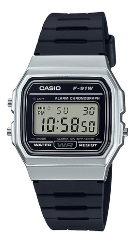 Reloj Casio Vintage Clasico  F-91w Digital Cronometro Alarma