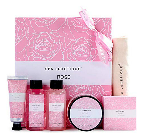 Set De Regalos De Spa Para Mujeres: 6 Piezas De Lujo Con Aro