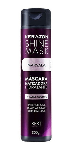 Máscara Matizadora Keraton Shine Mask - Marsala 300g