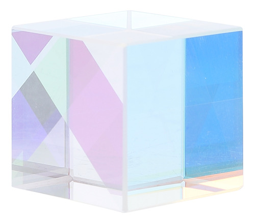 Cristal Prismático De Combinación Triangular De Colores