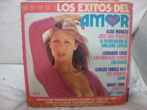 Vinilo Los Exitos Del Amor Aldo Monges Favio Cp1