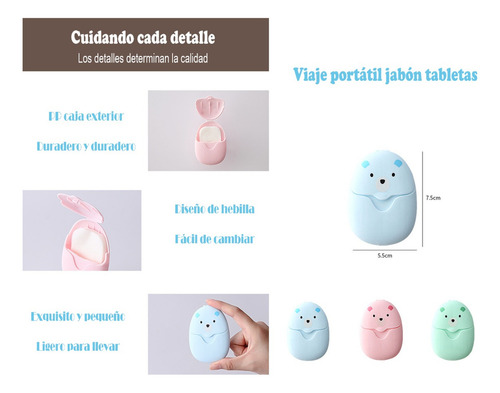 Set De 2 Láminas De Jabón Portátil Para Viaje O Bolsilloverd