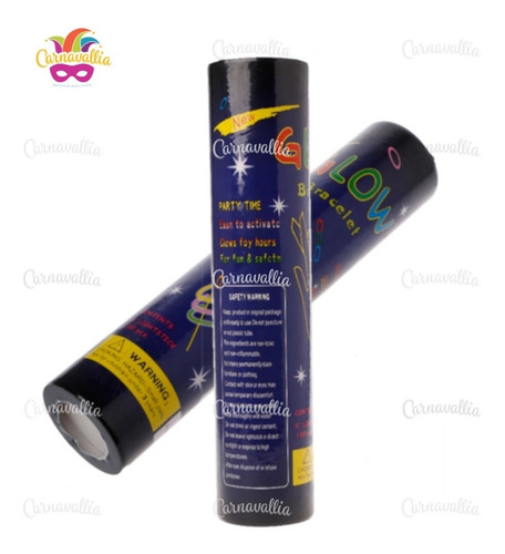 Imagen 8 de 9 de 100 Pulseras Neón Fosforescente Glow Stick Fiestas Eventos