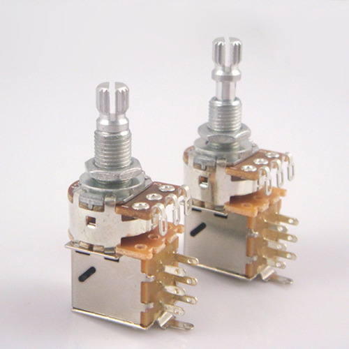 2 Pack Push Pull Control Pots Potenciómetro De 18 Mm Eje
