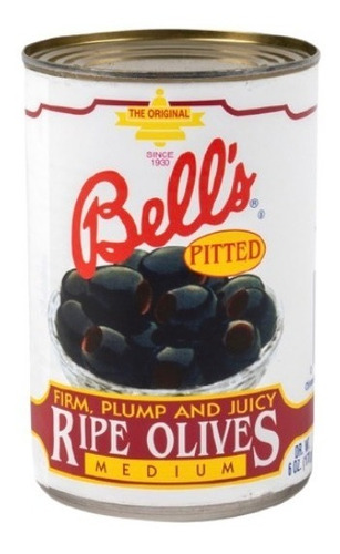 Aceitunas Negras Sin Hueso Bell´s 170gr