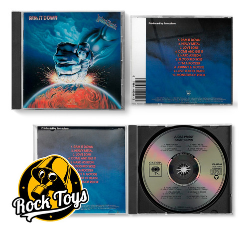 Judas Priest - Ram It Down 1988 Cd Vers. Usa (Reacondicionado)