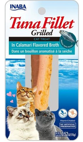 Inaba Cat Snack Grilled Tuna Fillet | Filete Atún Calamar