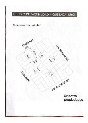 Imagen 5 de 7 de Lote Terreno En Venta En Villa Urquiza 6 Pisos A Edificar