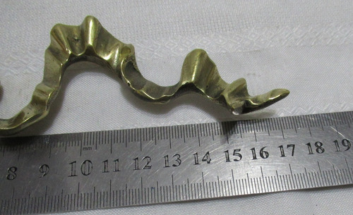 Antiguos Herrajes Bronce Moños Apliques Decoración Muebles (Usado)