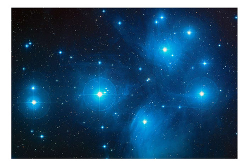 Vinilo 60x90cm Galaxia Nebulosa Cosmos Espacio Planet P1