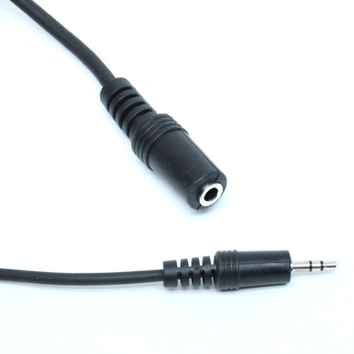 Kit 5 Cabo Extensor Extensão Fone P2 Macho X P2 Femea 5 M