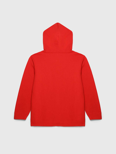 Sudadera Roja Curve Essentials Logo Tommy Hilfiger De Mujer