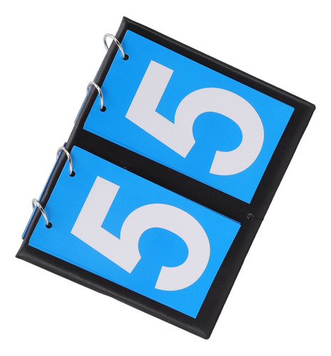 Tarjeta De Puntuación Grande Portátil Digit Flip Con Forma D