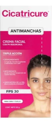 Cicatricure Anti Manchas  Crema Facial Con Ph Resorcinol