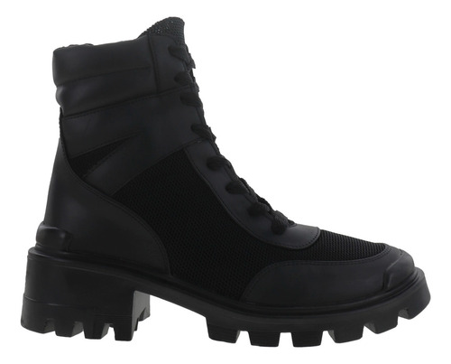 Imagen 2 de 4 de Botines Botas Para Dama De Plataforma Con Agujetas Erez