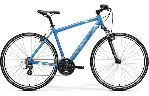 Bicicleta Urbana Merida Crossway 10v Color Azul Unisex Tamaño Del Cuadro S