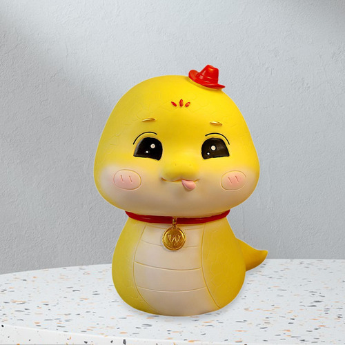 Hucha De Serpiente, Caja De Dinero, Bonita Amarillo L