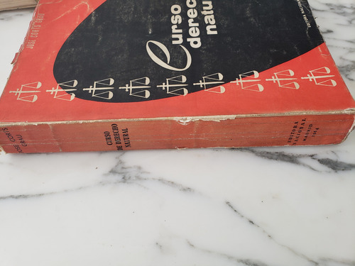 Palermo 1964 Curso De Derecho Natural Jose Corts Grau Madrid (Usado)