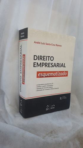 Livro Direito Empresarial Esquematizado - André Luiz Santa Cruz Ramos - Editora Gen Método (Usado)