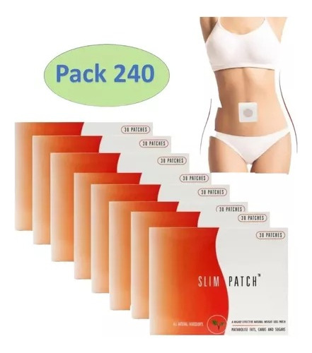 Parches Reductor Adelgazantes Slim Patch Reductores Pack 240